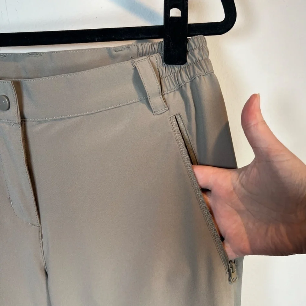 Outdoor Ventures Convertible Hiking Pants Shorts Tan Zip Off UPF Minimalist Sz 8